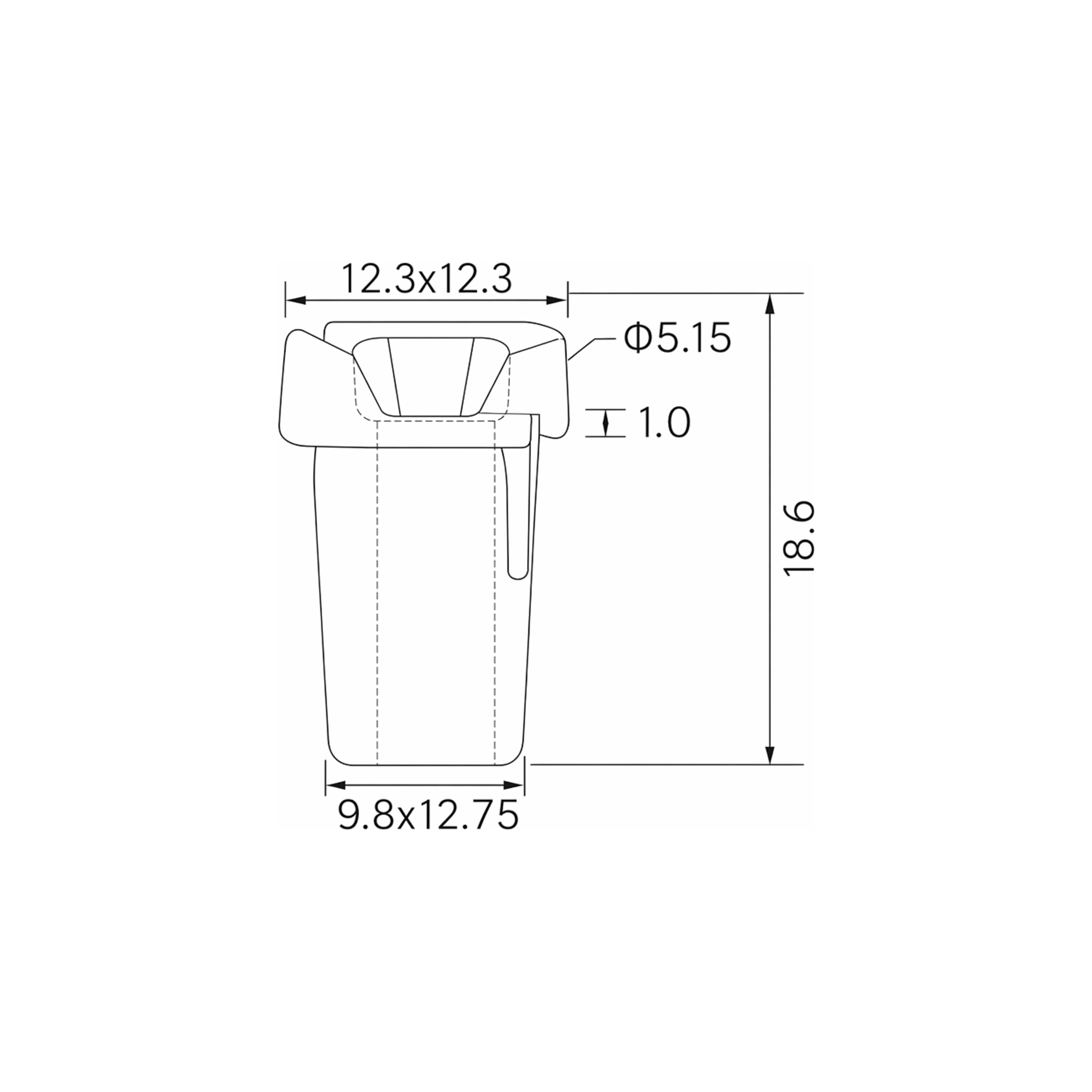 Fästclips Fiat Punto – 10-pack