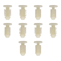 Fästclips – 10-pack – Svart
