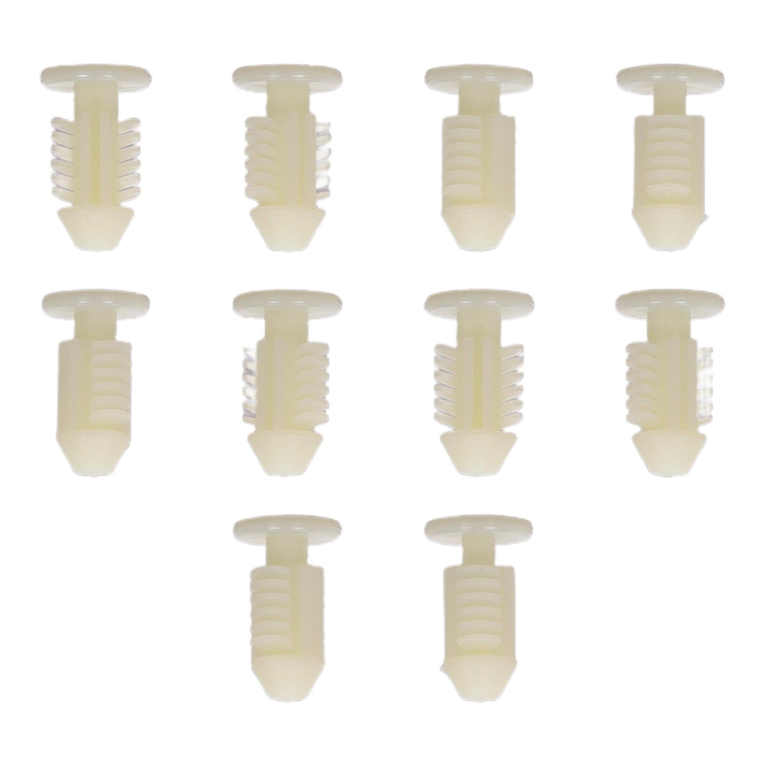 Fästclips – 10-pack – Svart