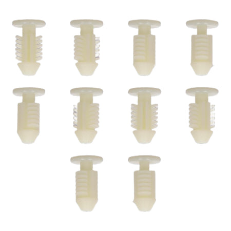 Fästclips – 10-pack – Svart