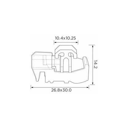 Fästclips – 10-pack
