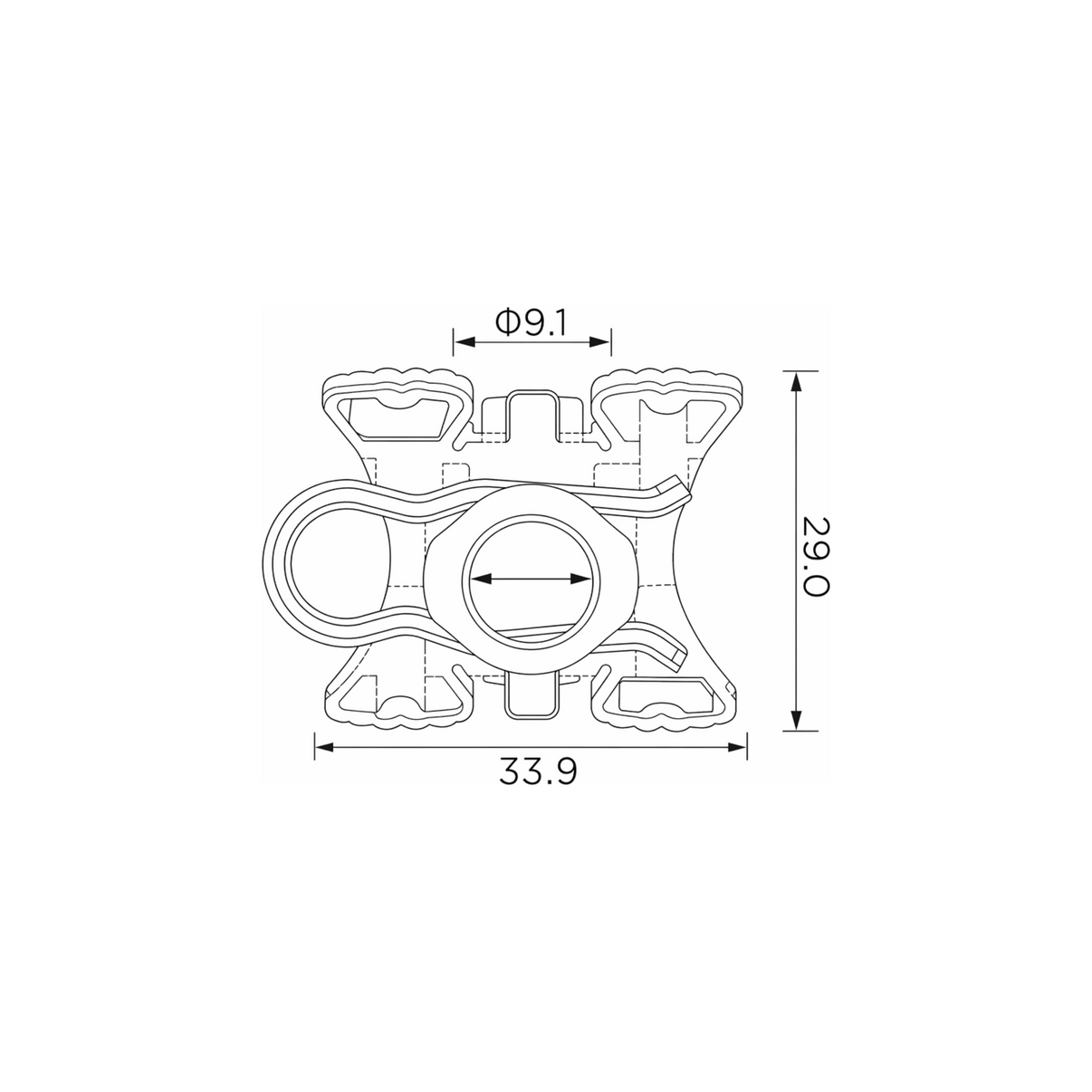Fästclips BMW 3/3 Touring m.fl. – 10-pack – fäste Klamra instalacyjna