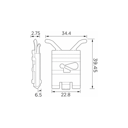 Fästclips – 10-pack