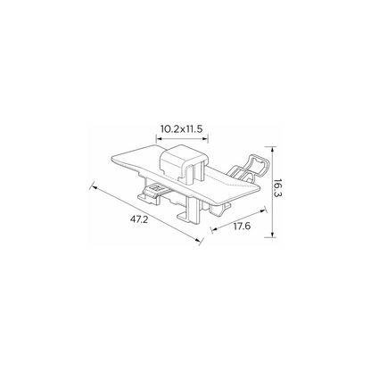 Fästclips – 10-pack