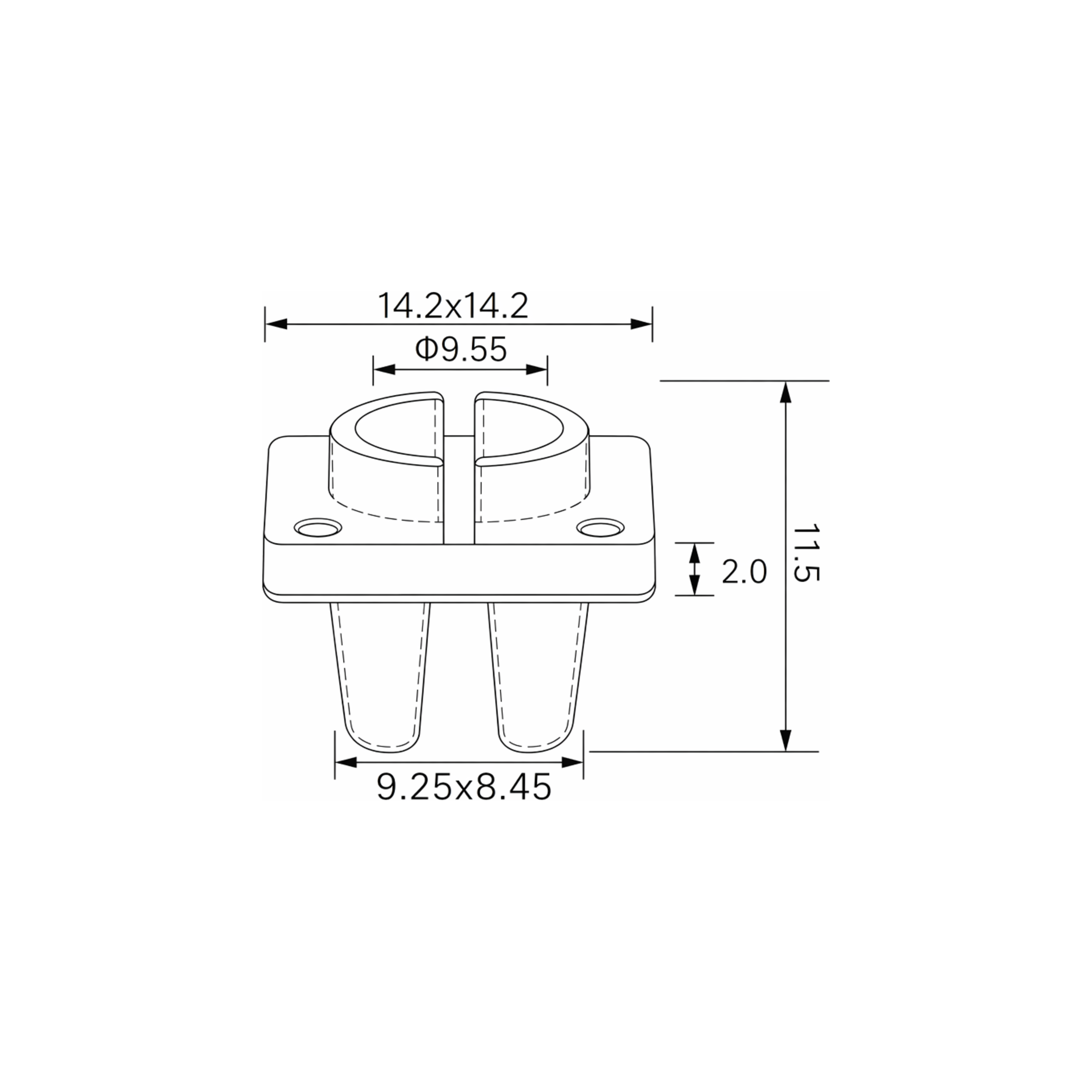 Fästclips – 10-pack