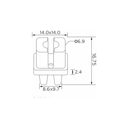 Fästclips – 10-pack