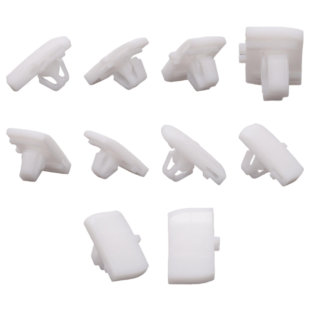 Fästclips – 10-pack – Svart