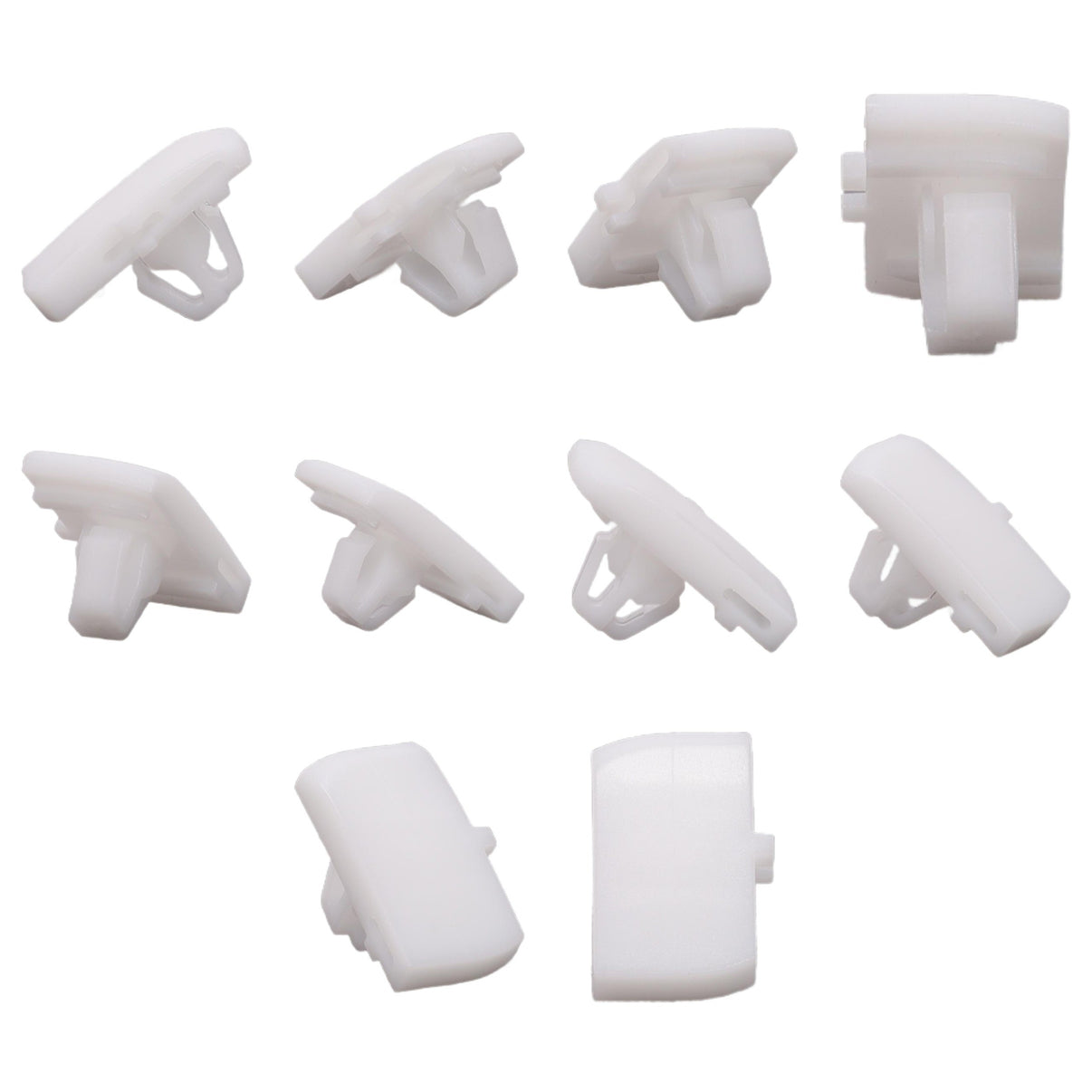 Fästclips – 10-pack – Svart
