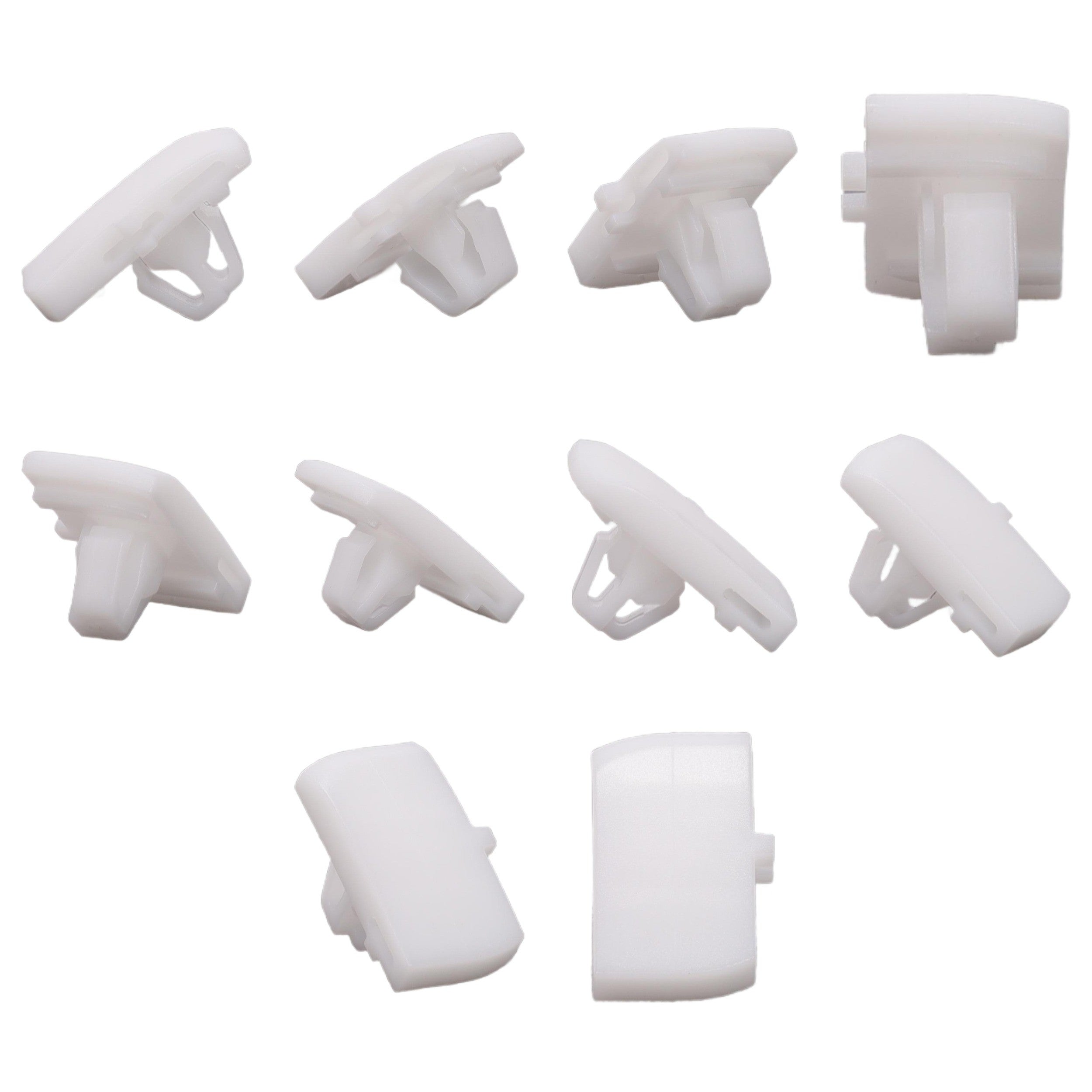 Fästclips – 10-pack – Svart