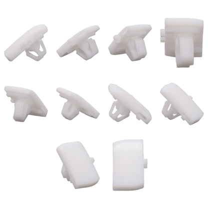 Fästclips – 10-pack – Svart