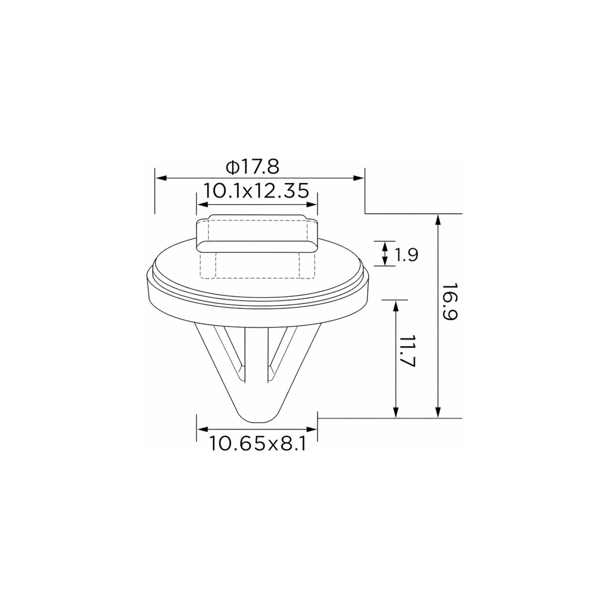 Fästclips – 10-pack