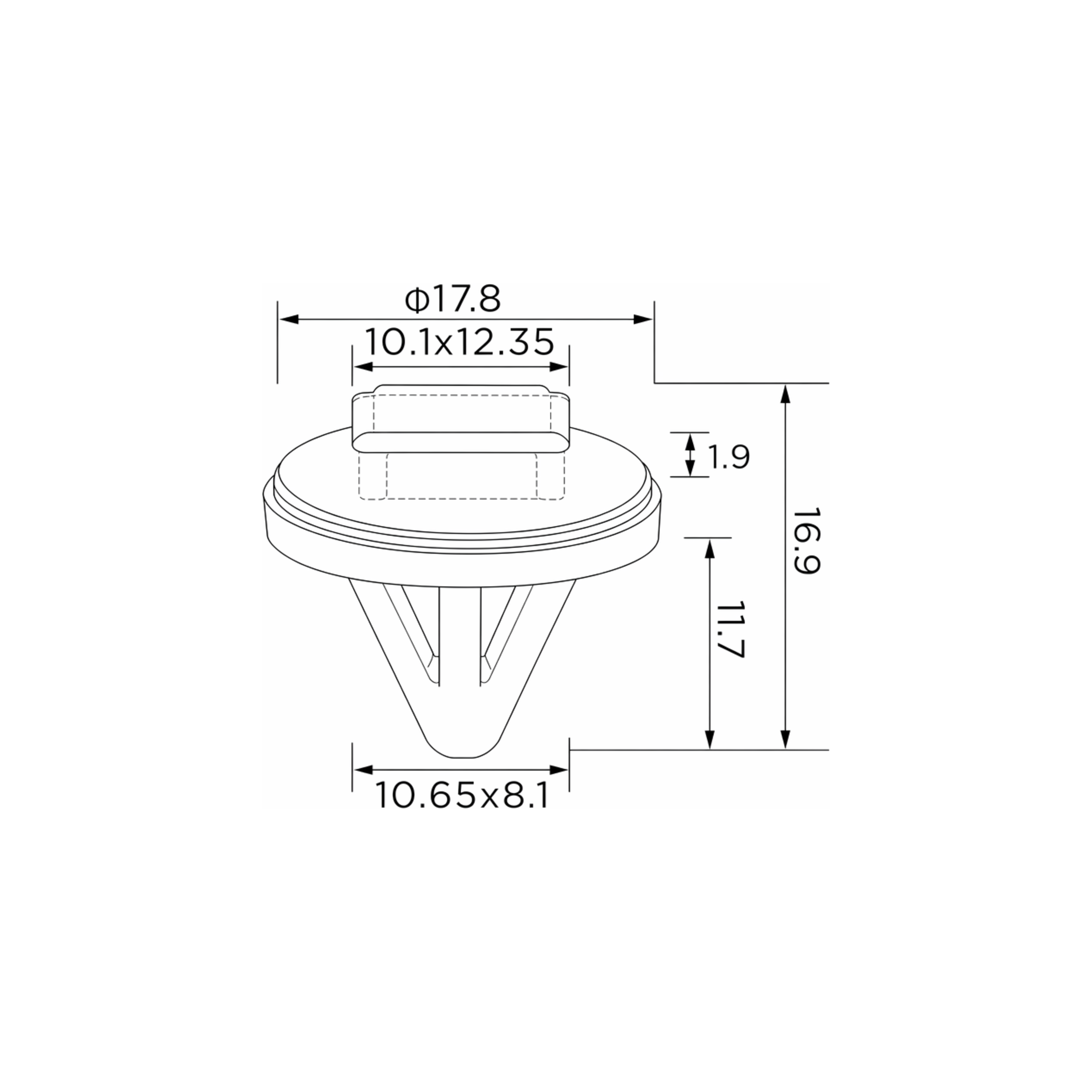 Fästclips – 10-pack