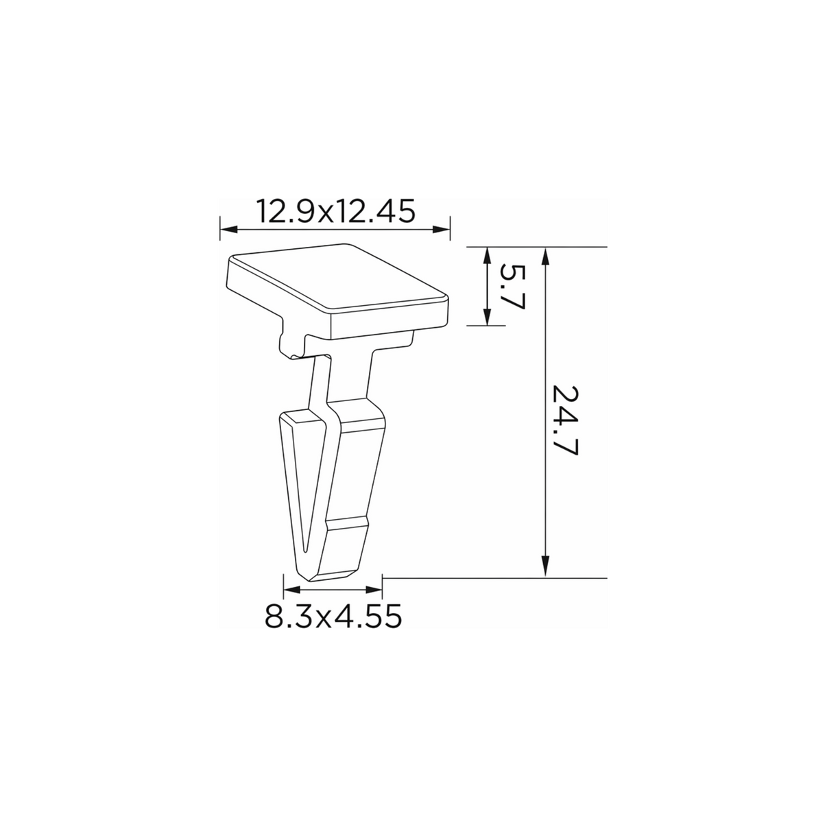 Fästclips Lexus Ls/Rx m.fl. – 10-pack