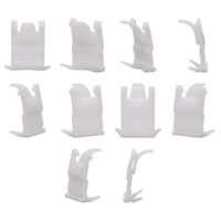 Fästclips Hyundai Accent I/Accent m.fl. – 10-pack – Svart