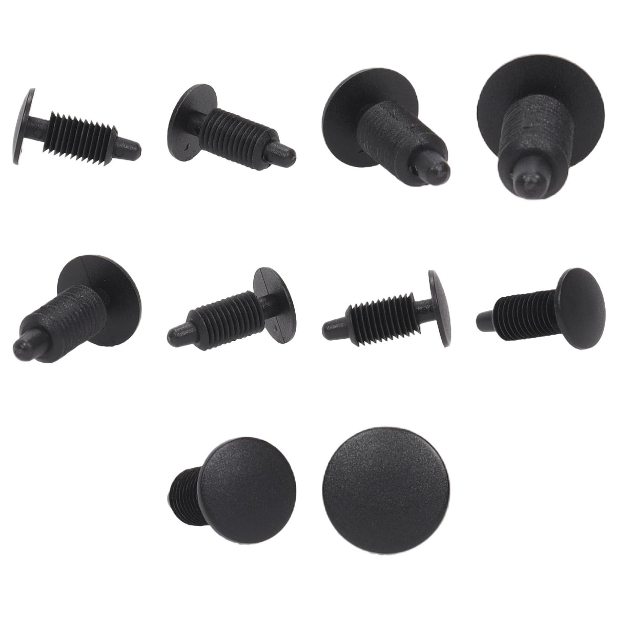 Fästclips – 10-pack – Stabil montering, Fiskbensprofil