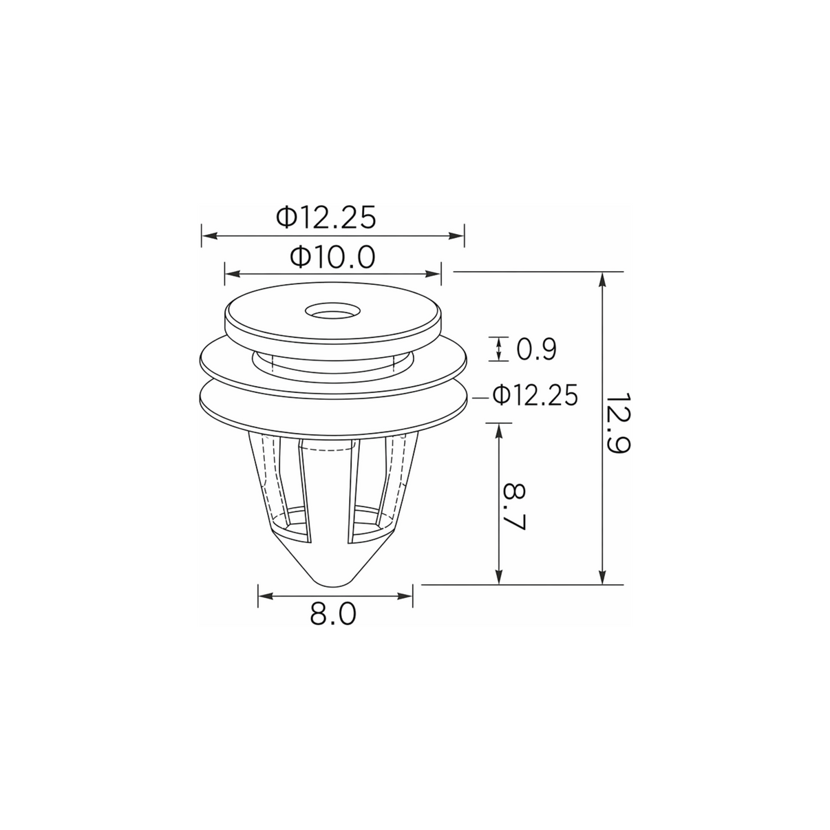 Fästclips – 10-pack