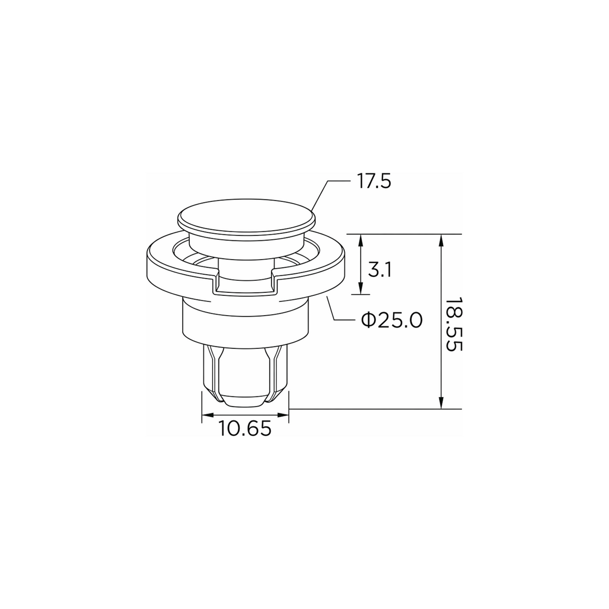 Fästclips Subaru Forester/Impreza m.fl.