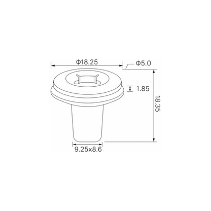 Fästclips Hyundai Accent II/Accent III m.fl. – 10-pack