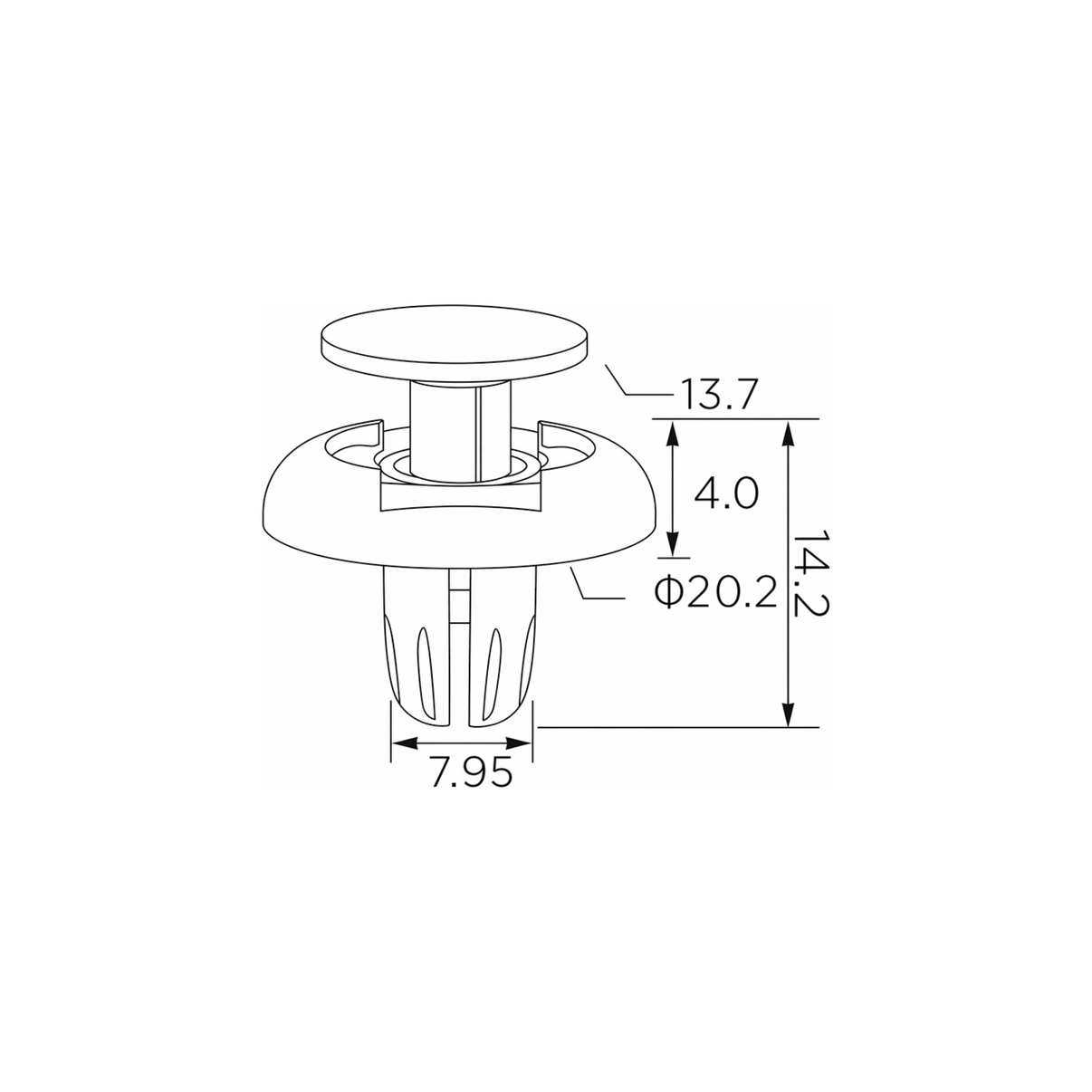 Fästclips – 10-pack