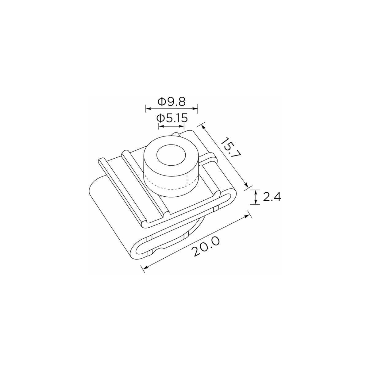 Fästclips Hyundai Accent III/Accent II m.fl. – 10-pack – Typ U