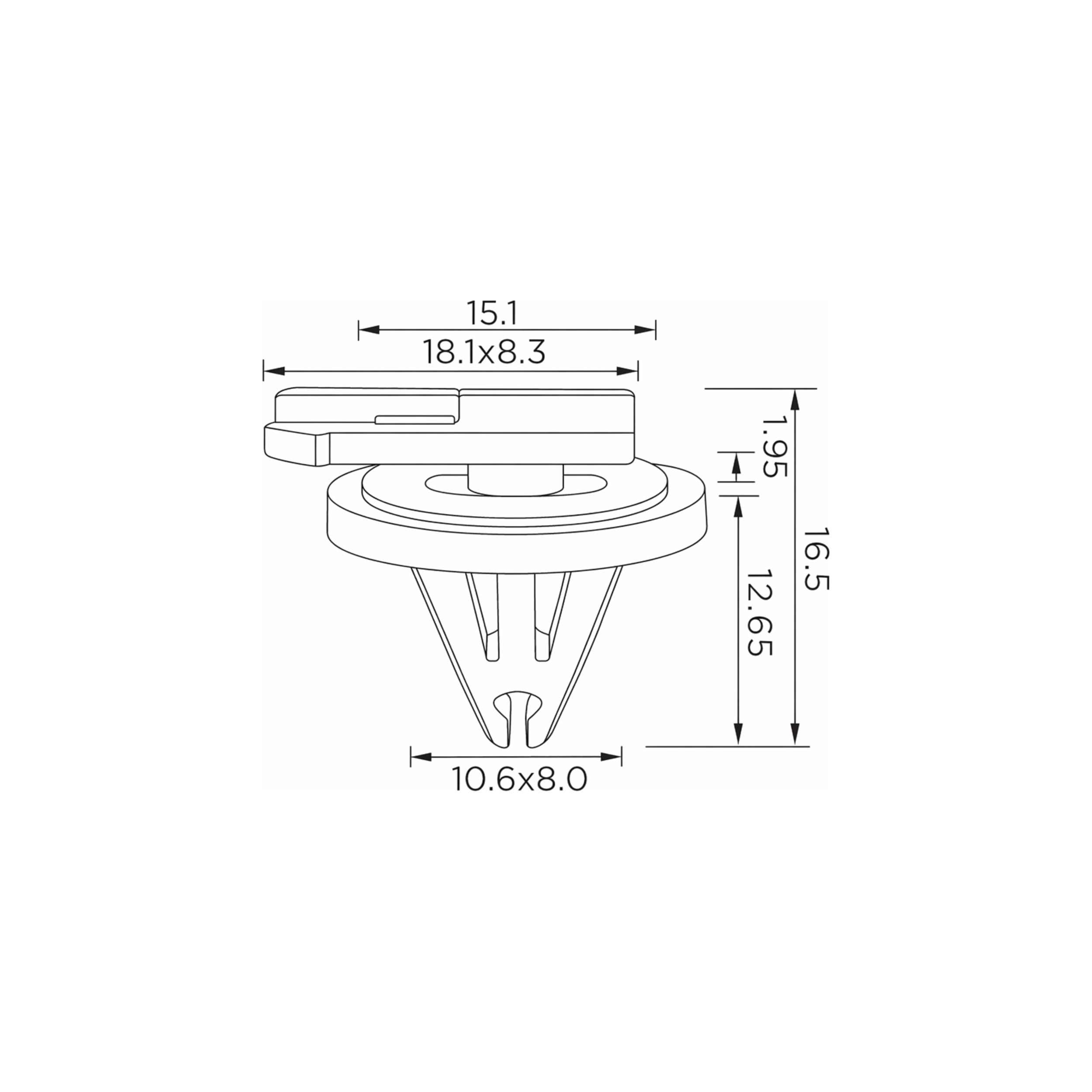 Fästclips – 10-pack