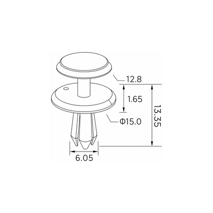 Fästclips – 10-pack – Stabil montering