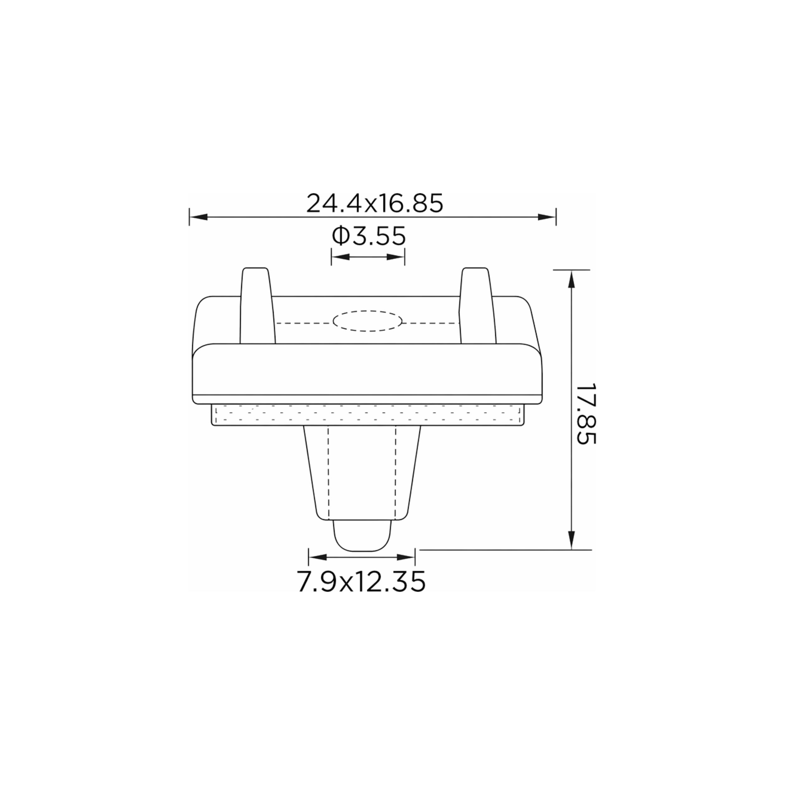 Fästclips Hyundai ix35/Tucson m.fl.
