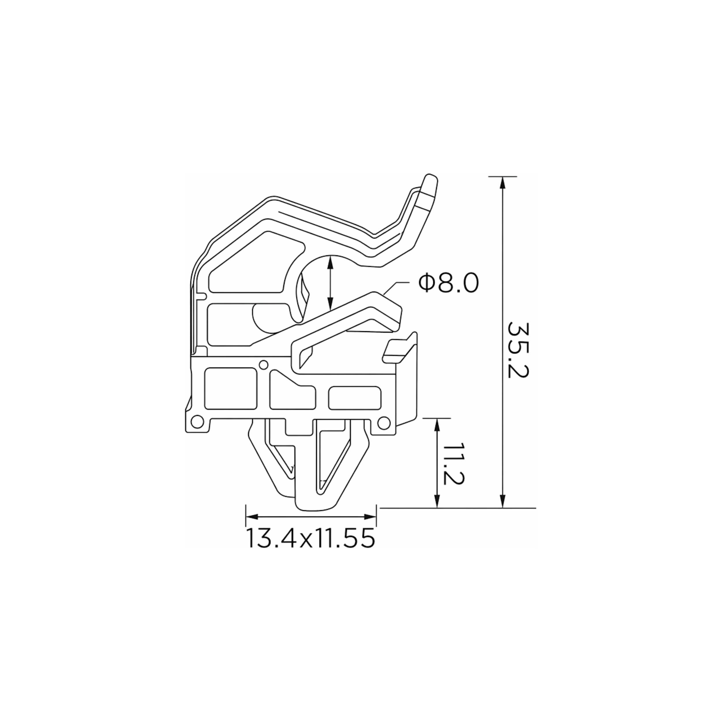 Fästclips Hyundai i10 I/i10 II m.fl.