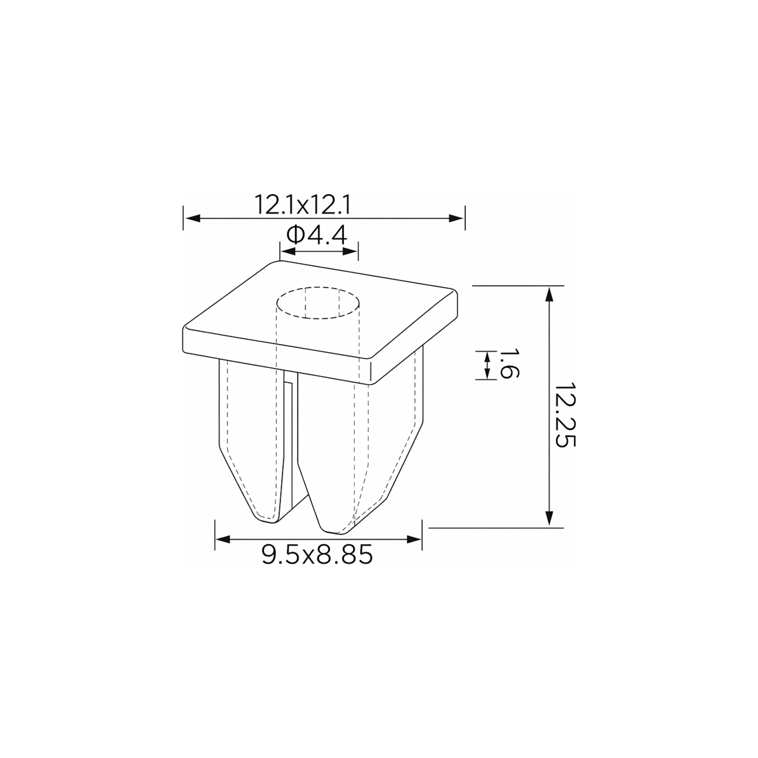 Fästclips – 10-pack