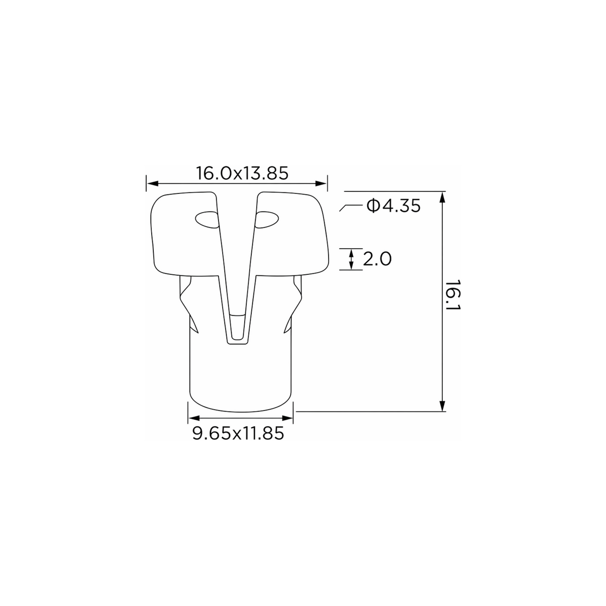 Fästclips – 10-pack