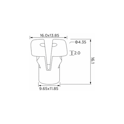 Fästclips – 10-pack