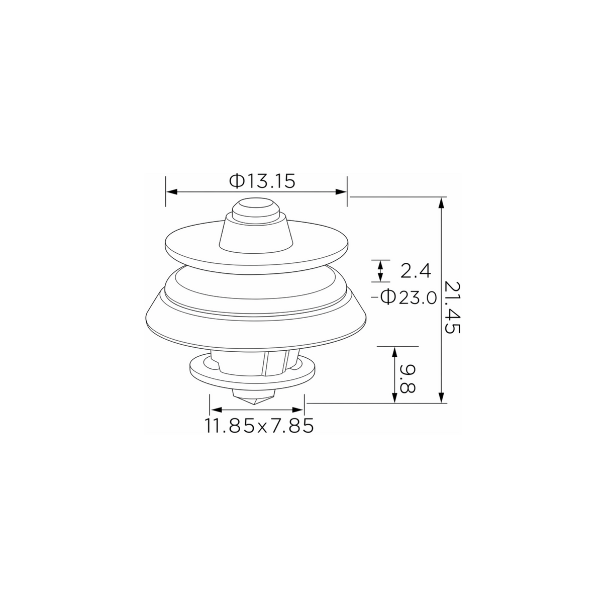 Fästclips Seat Ibiza III/Audi A2 m.fl. – 10-pack