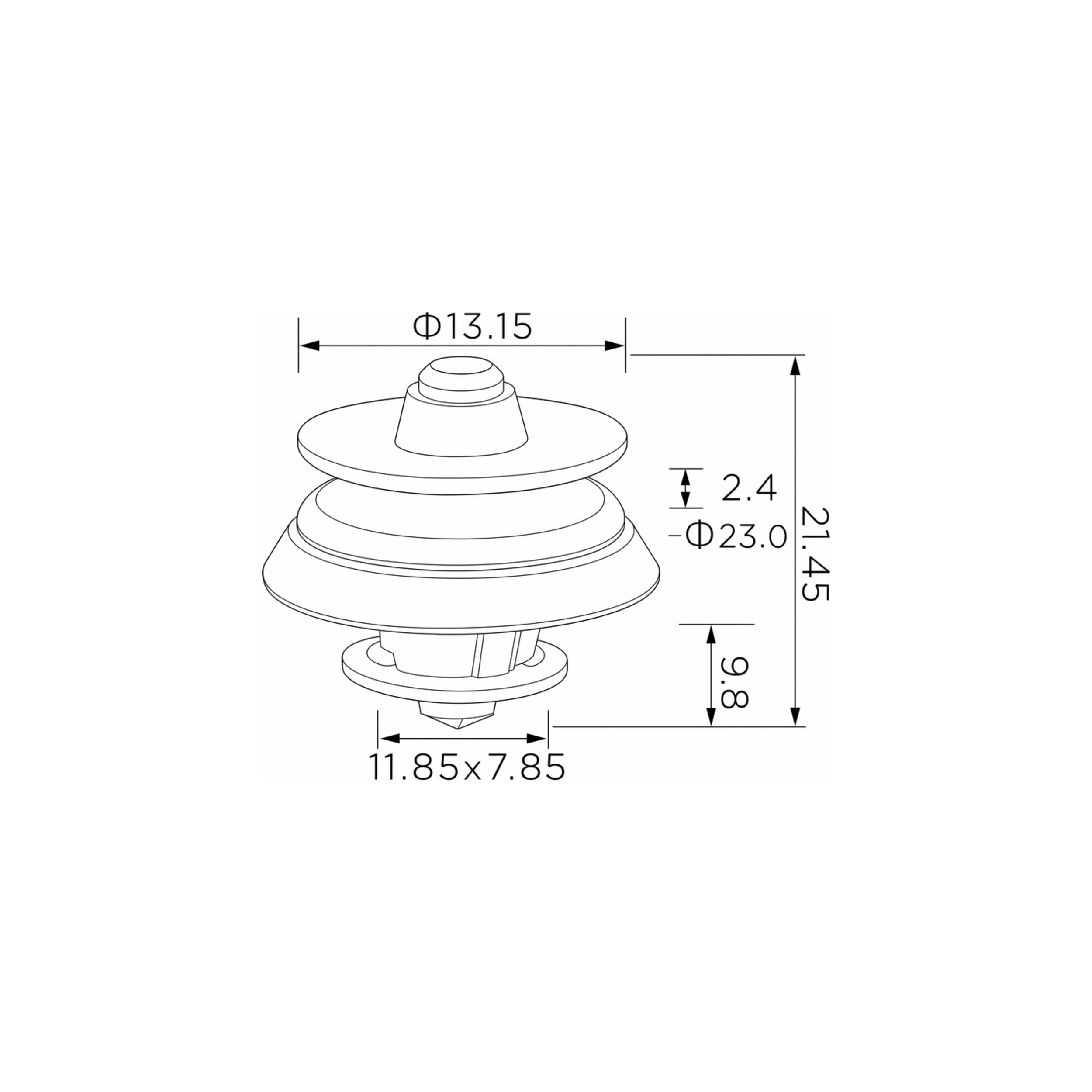 Fästclips Seat Ibiza III/Audi A2 m.fl. – 10-pack