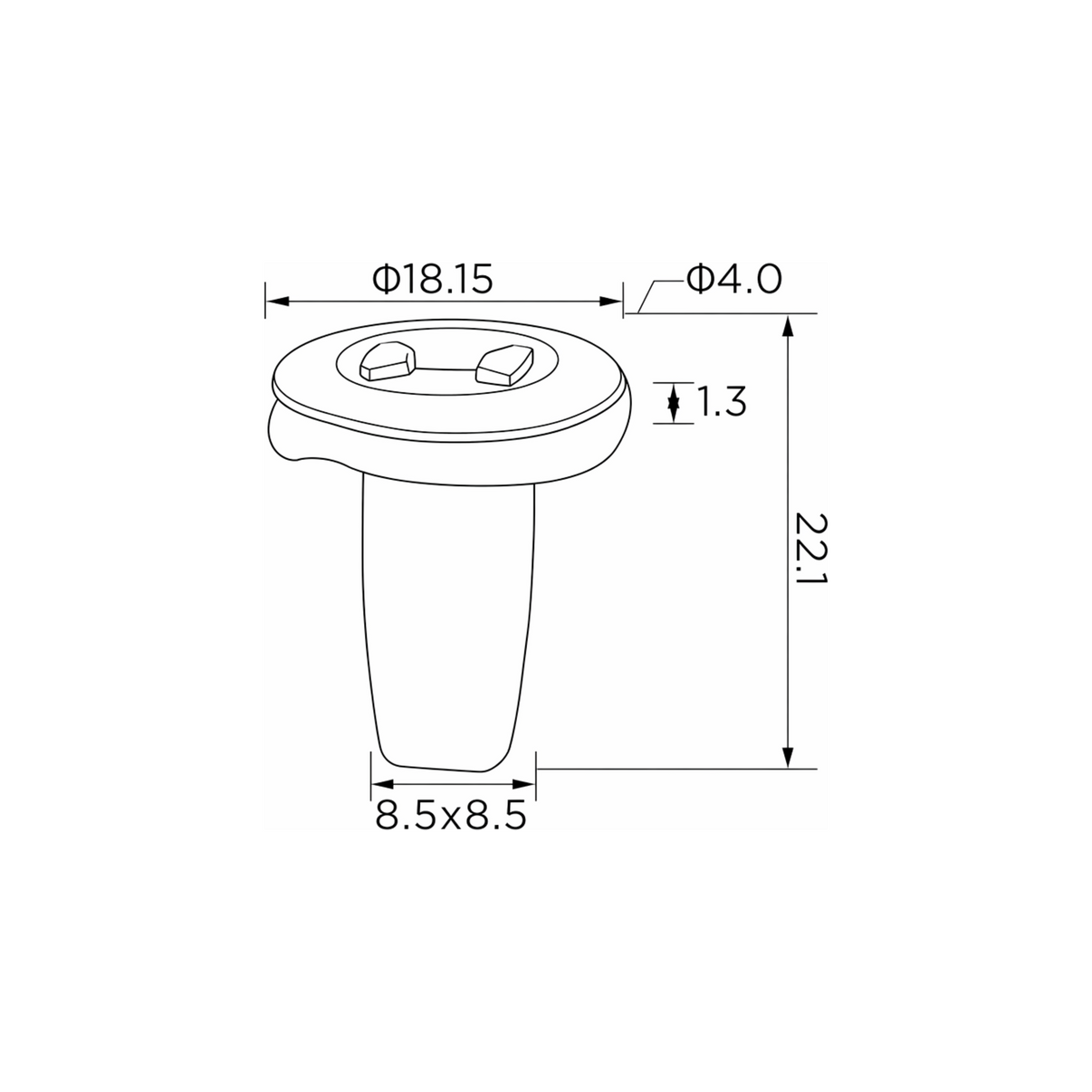 Fästclips – 10-pack