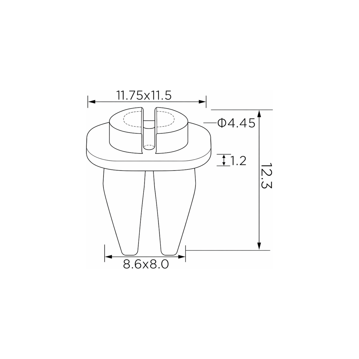 Fästclips Hyundai ix35/Tucson m.fl. – 10-pack