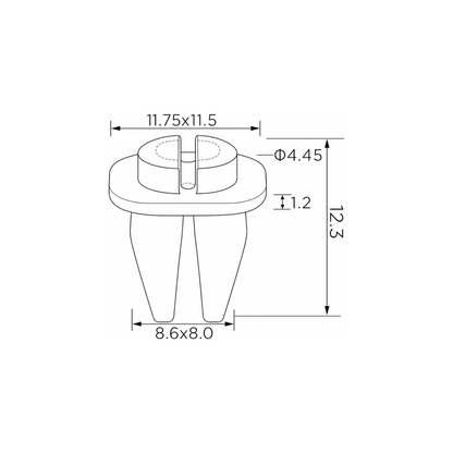 Fästclips Hyundai ix35/Tucson m.fl. – 10-pack