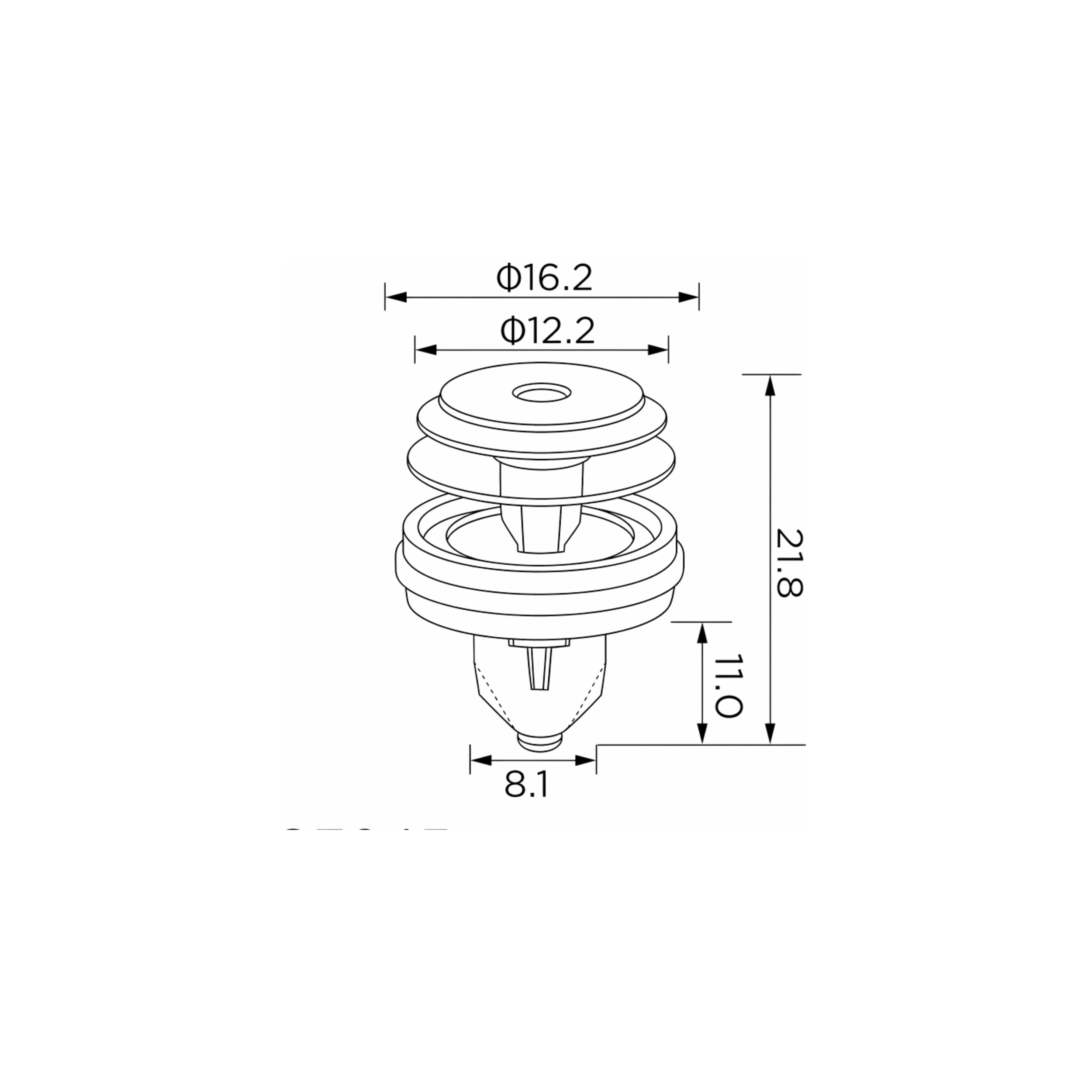 Fästclips BMW 3/3 Touring m.fl. – fäste Stabilt fäste