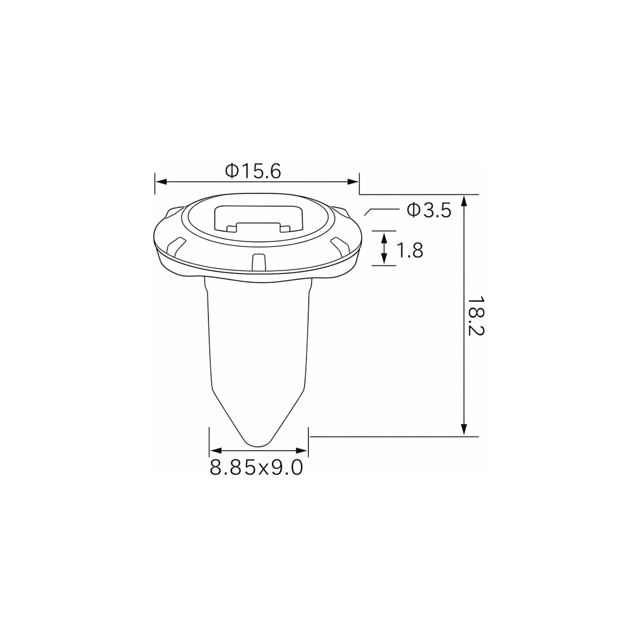 Fästclips BMW 1/5 m.fl. – 10-pack
