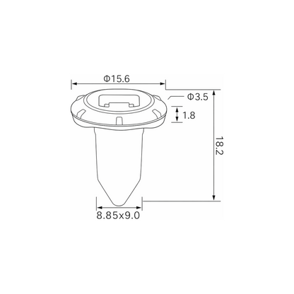 Fästclips BMW 1/5 m.fl. – 10-pack