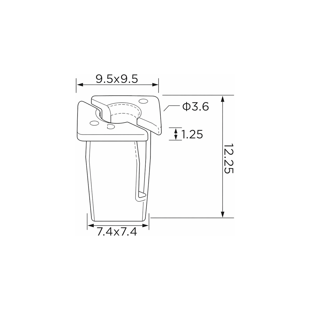 Fästclips BMW 1 Coupé/1 m.fl. – 10-pack