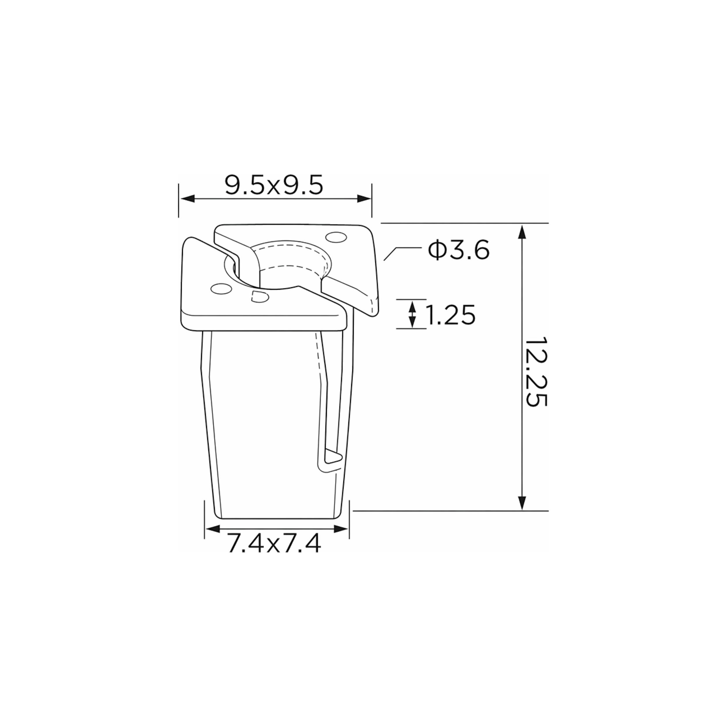 Fästclips BMW 1 Coupé/1 m.fl. – 10-pack