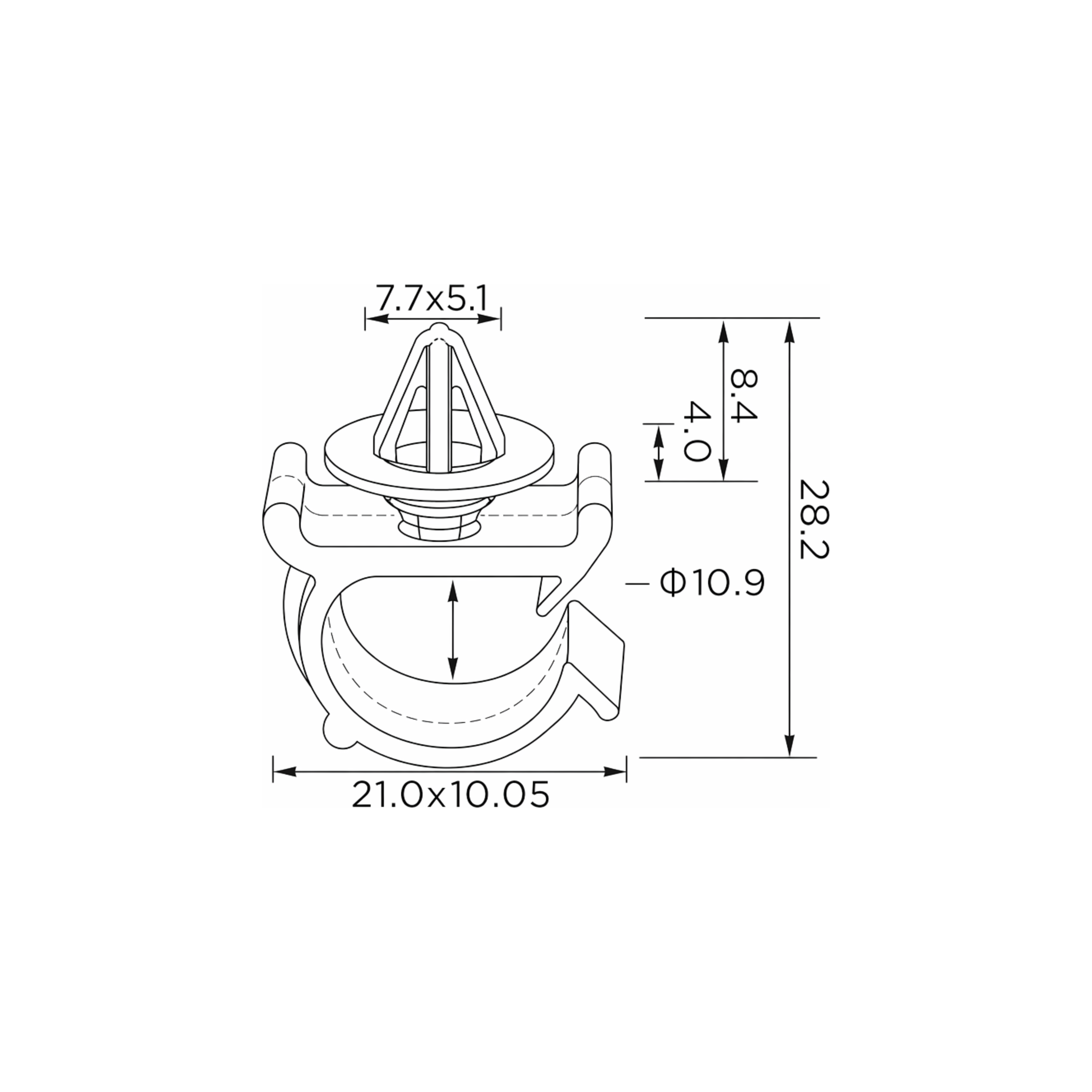 Fästclips – 10-pack
