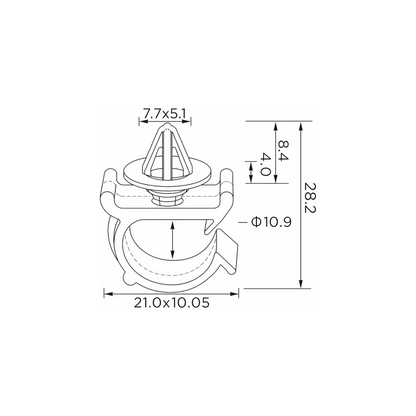 Fästclips – 10-pack