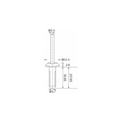 Fästclips BMW 4 Coupé – 10-pack