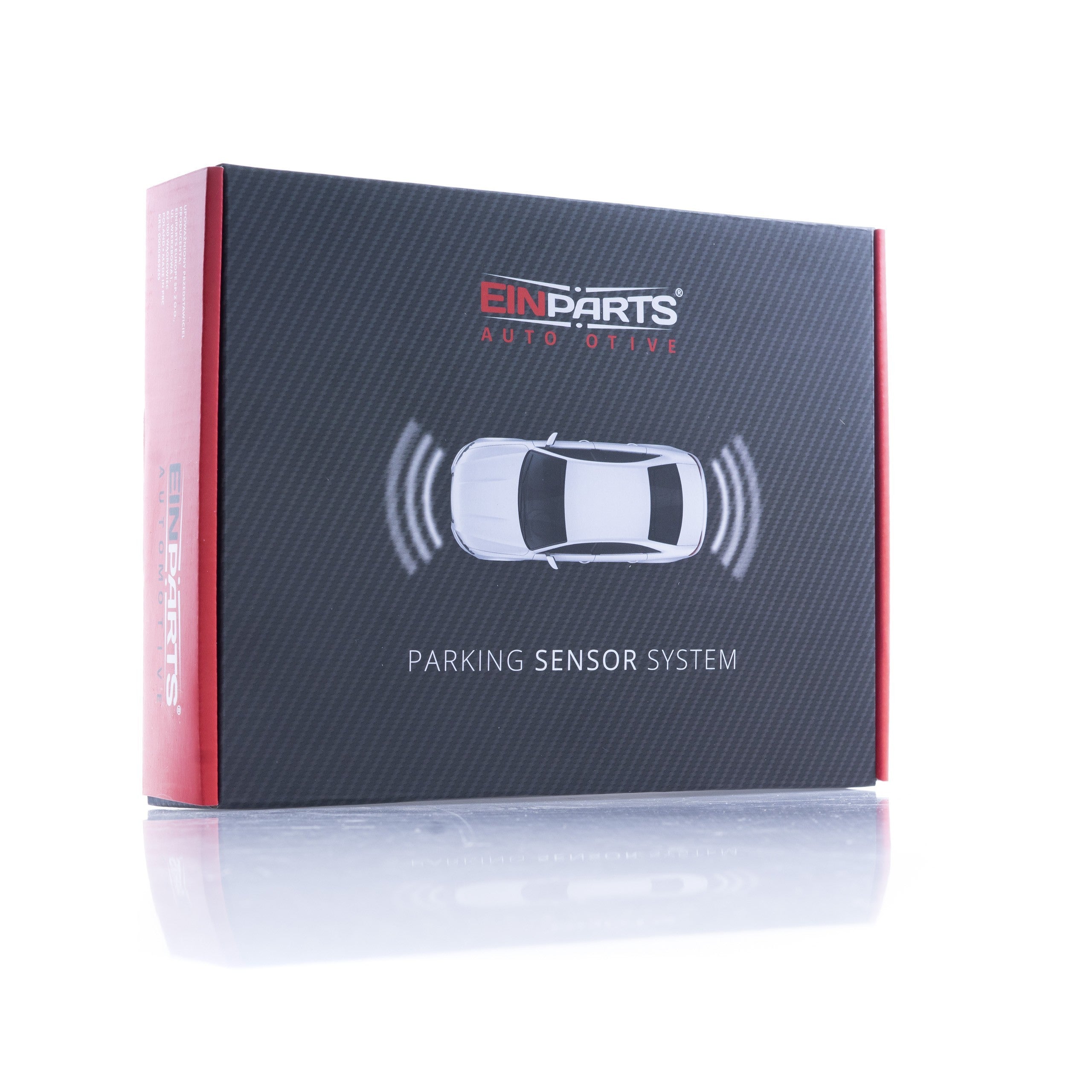 Parkeringssensor med summer – Vit – ultraljudssensor – 4 sensorer – 4x 2,5 m