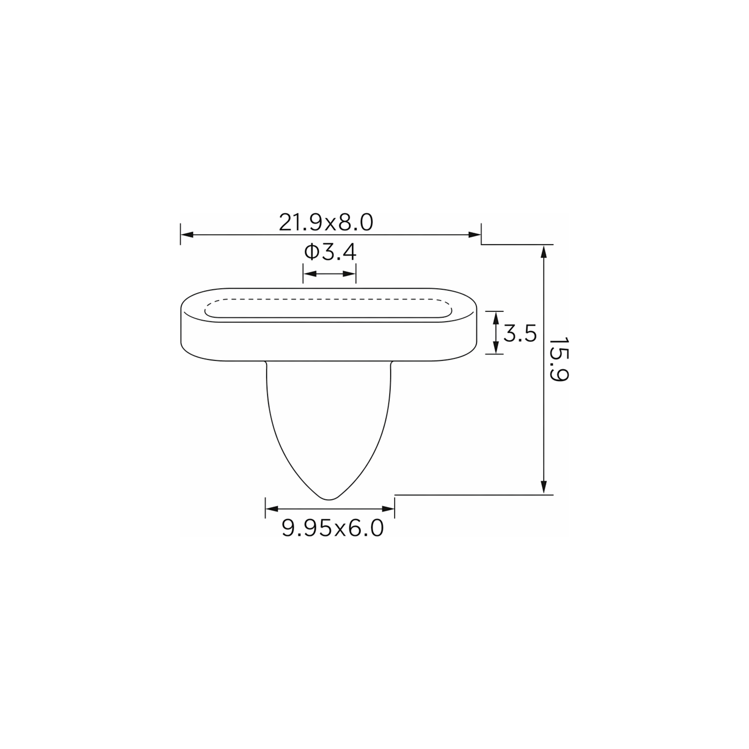 Fästclips – 10-pack