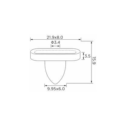 Fästclips – 10-pack
