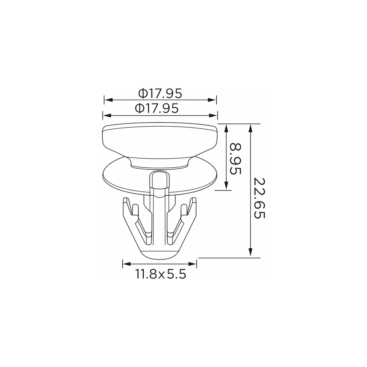 Fästclips – 10-pack