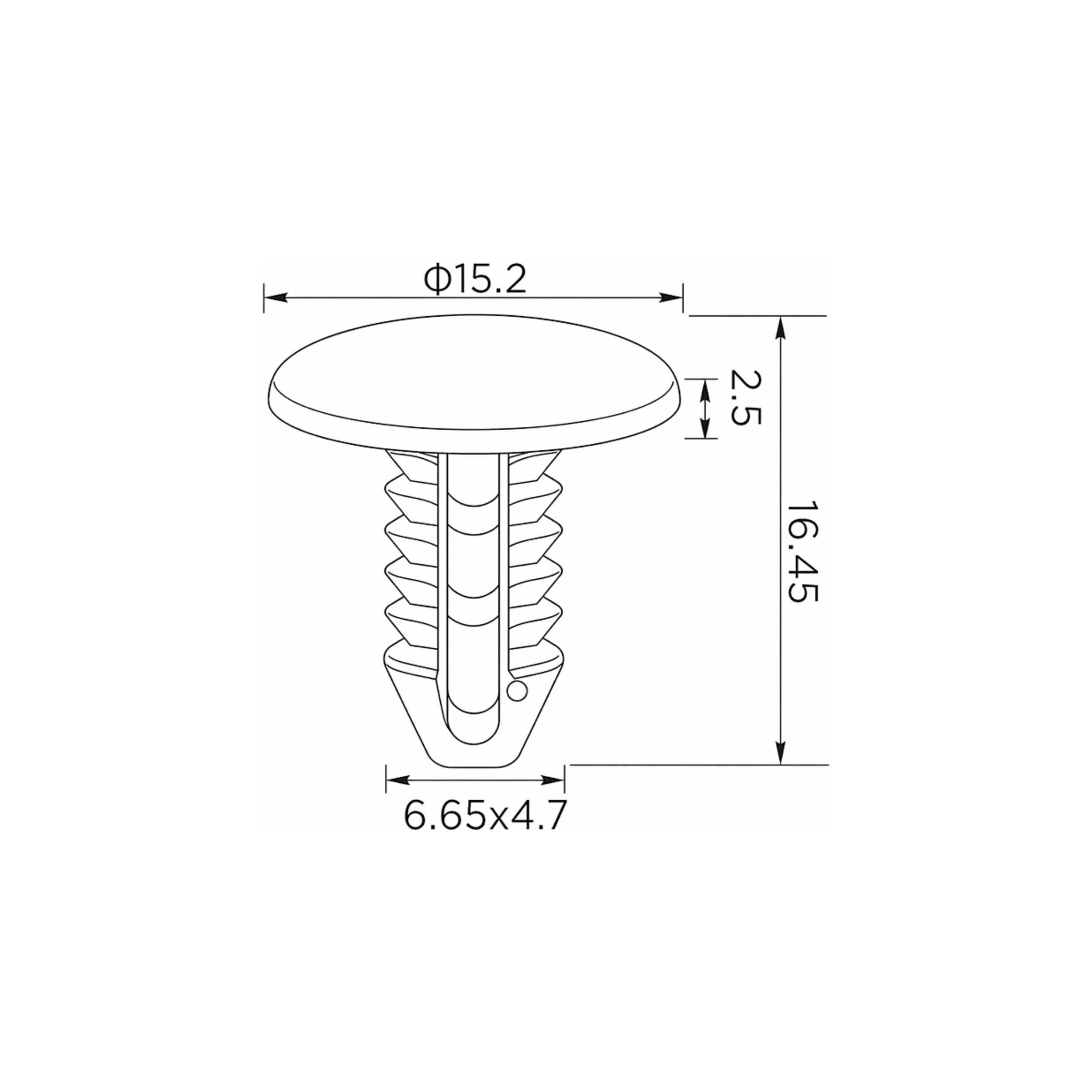 Fästclips – 10-pack – Stabil montering