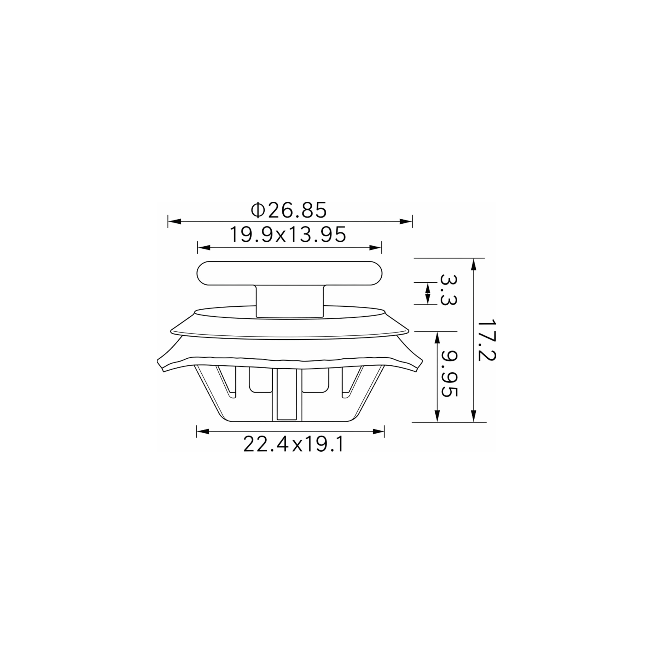 Fästclips Mazda 6/RX-8 Coupé – 10-pack